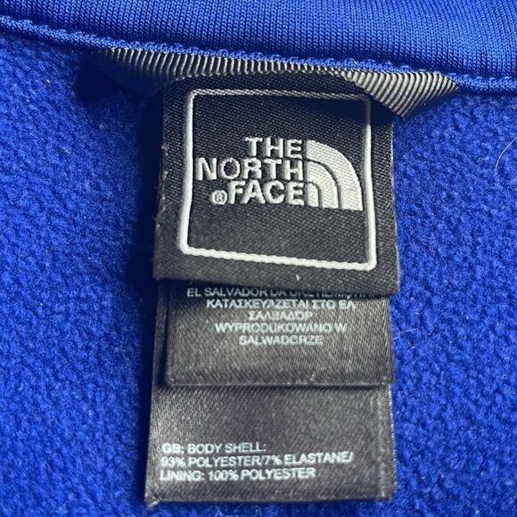The North Face Royal Blue 1/4 Zip Fleece Top in Size Large - Picture 2 of 8